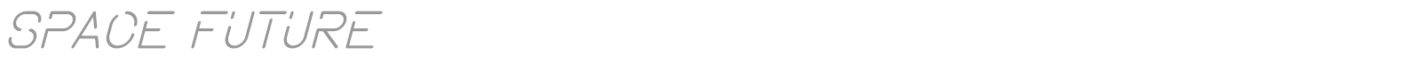 Space Future font preview
